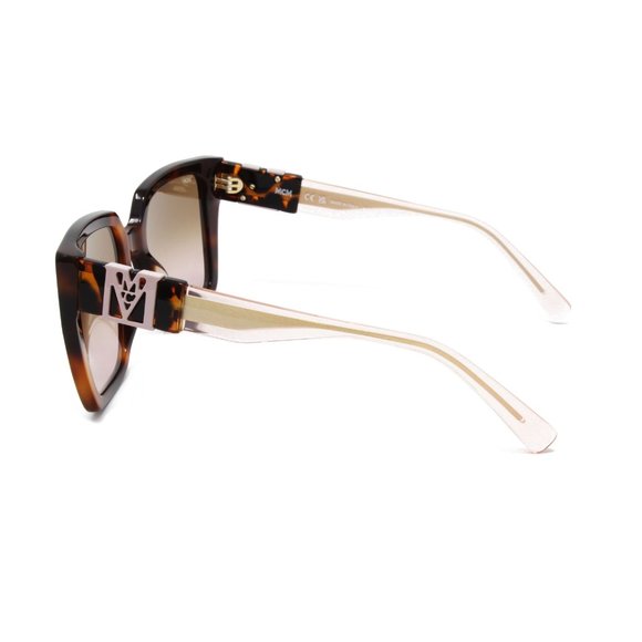 MCM Sunglasses Women's Square MCM723S 240 Tortoise 53mm NEW! - Picture 3 of 4